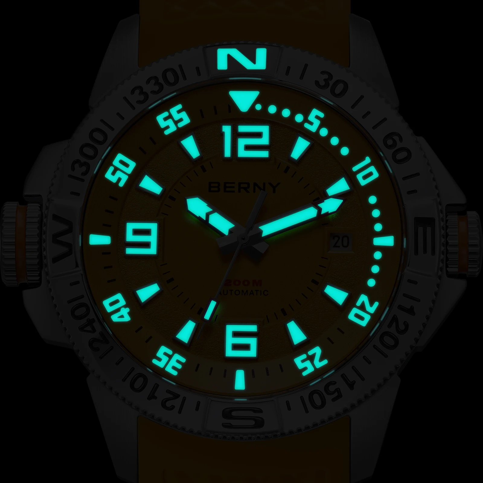 BERNY 20ATM Компасные часы для – обзор и цена Compass Watch Luxury