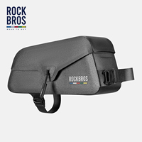 ROCKBROS ROAD TO SKY Bicycle Tube Bag 3D Support Waterproof Magnetic Cover Bag Item Storage Bicycle Frame Bag Bike Accessories