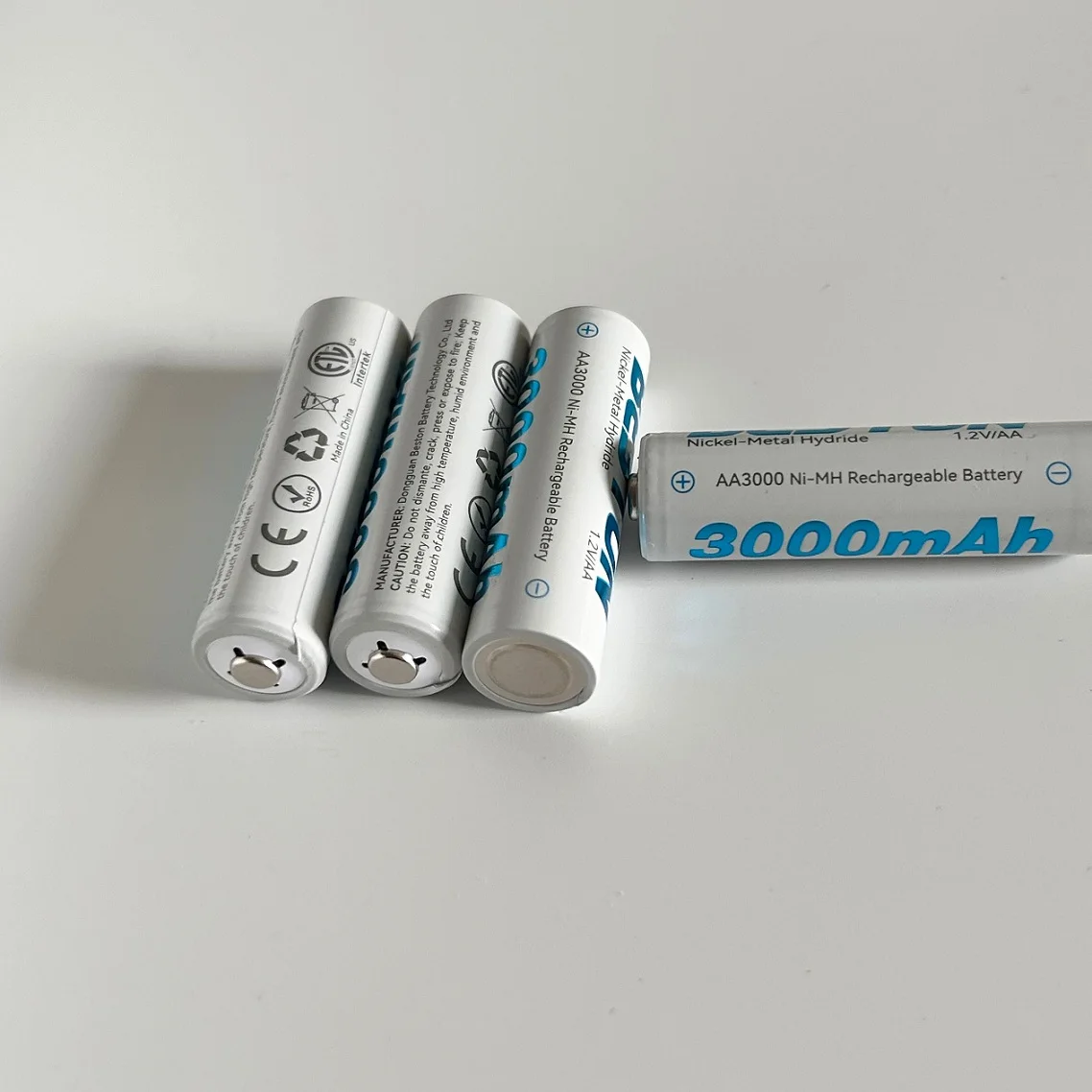 20pcs 3000mAh AA Rechargeable Batteries 1.2V Ni-MH AA Rechargeble Battery for camera Anti-dropping toy car