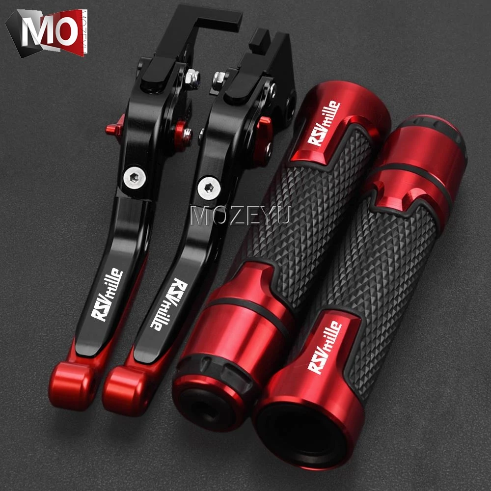 

Motorcycle CNC Brake Clutch Levers Handle Handlebar grips For Aprilia RSV 1000 R Mille RSV1000 R Mille 1999 2003 2002 2001 2000