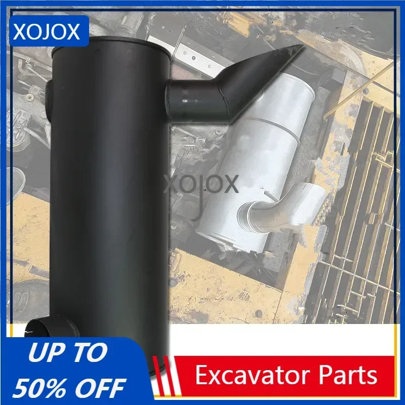 XOJOX For CATERPILLAR E330C 336D 330D Elbow Muffler Exhaust Pipe Flue Muffler Tail Pipe high quality durable excavator