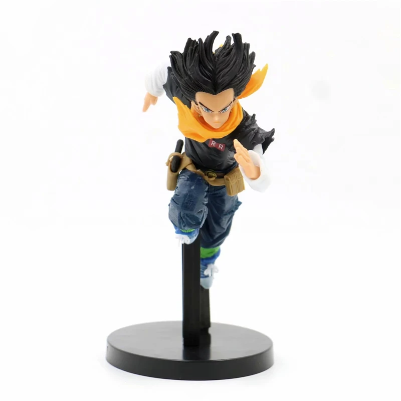 Girlei Dragon Ball Z Figure Girl No.17 Android 17 Sprinting PVC Action Figure Anime DBZ Goku Vegeta Super Saiyan Model Toy