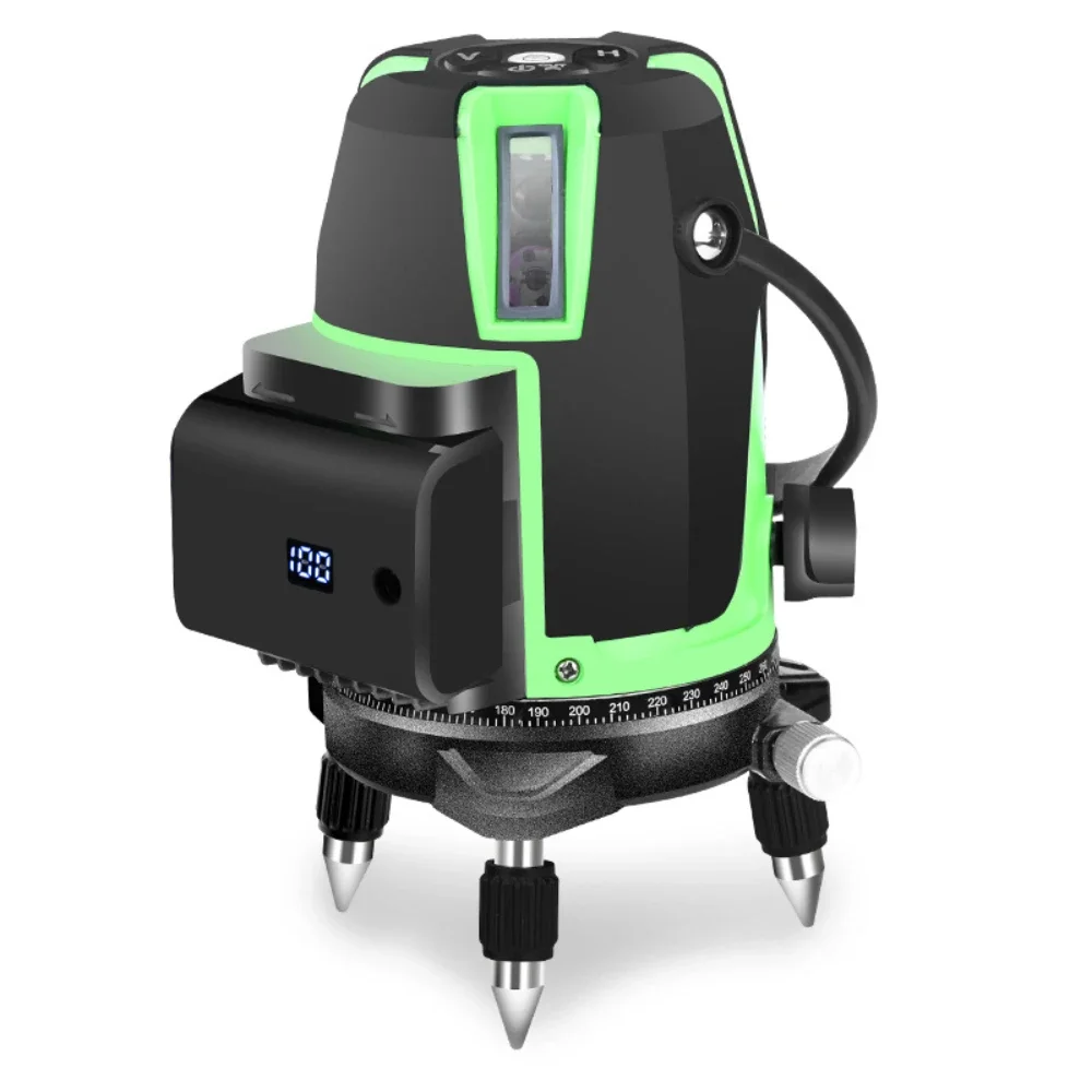 بطارية مستوى ليزر قابلة للشحن بسعة كبيرة 8500 مللي أمبير في الساعة لأداة تسوية خطوط 8/12/16 ملحقات خضراء قوية