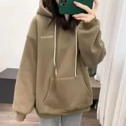 Women's Clothing American Retro Hooded Sweatshirt Women's New Design Sense Niche Jacket Women's Trend