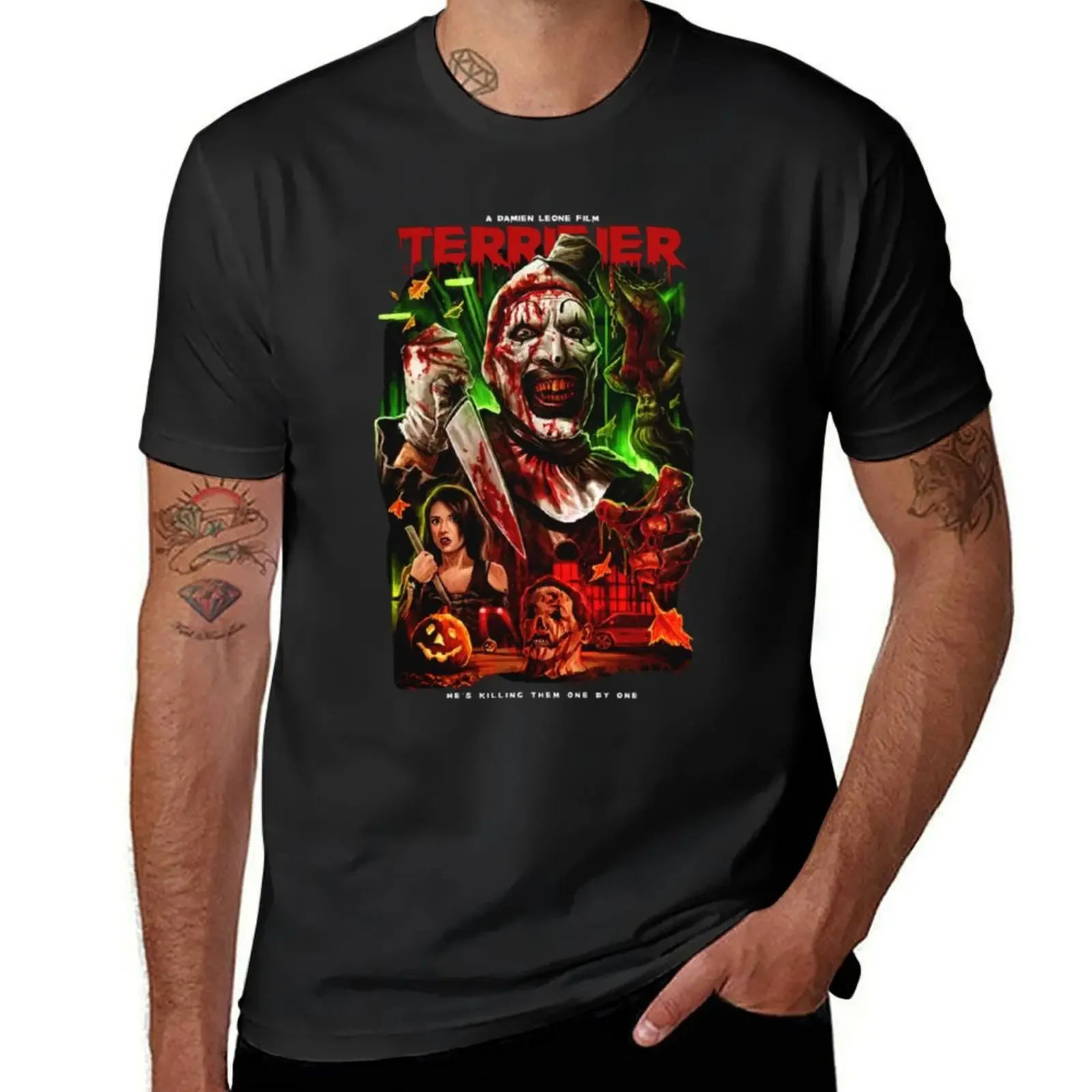 Terrifier T-Shirt basketball graphic tees kawaii clothes man t shirt korean fashion heavyweight t shirts for men