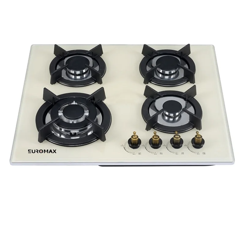 

Встроенная газовая варочная панель с 4 конфорками — OEM/ODM 60 см стеклянная поверхность для профессиональных кухонь