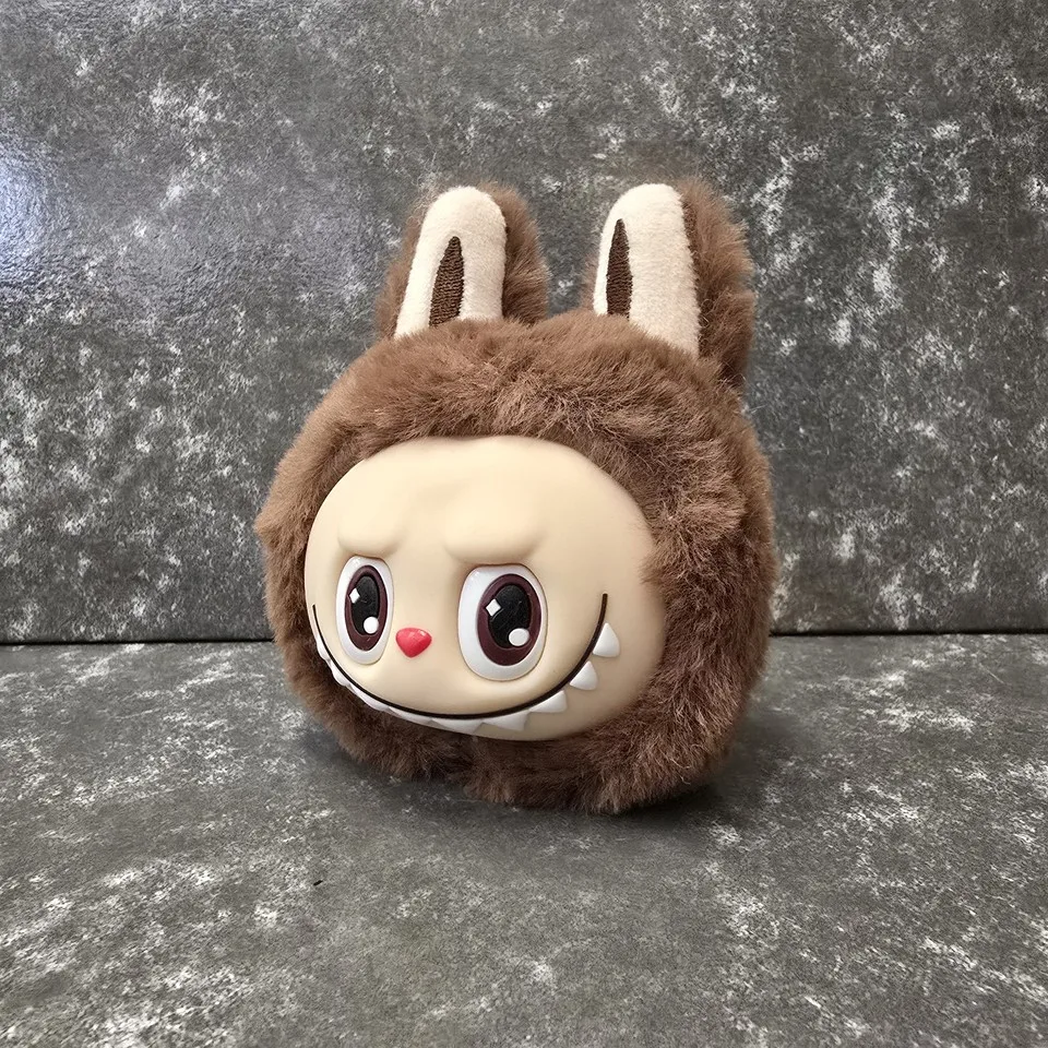 Hot Labubu Second-generation Head Model Toy Cute Children's Birthday Gift Cartoon Monster Pendant Backpack Decoration