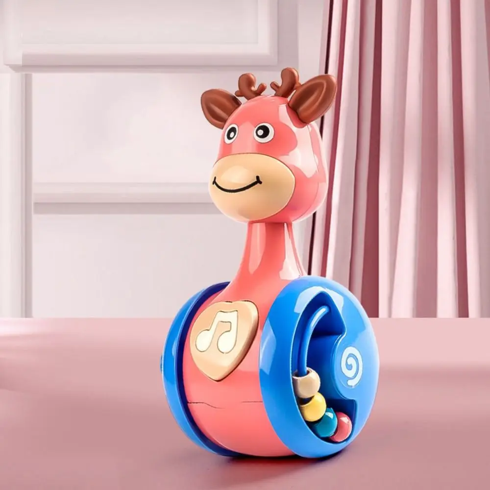 Creativo Fulvo Bicchiere Scorrevole Giocattolo Del Fumetto Dinosauri Musicali Bicchiere Wobbler Presse Squeaky Interattivo Bicchiere Giocattolo A Dondolo