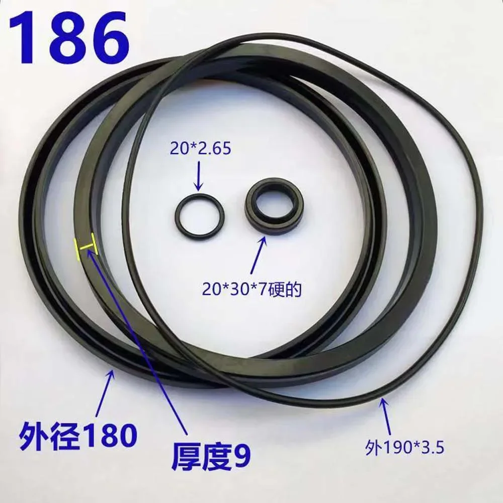 

1Set Air Cylinder Repair Kit For Tire Changer Machine 186mm Bead Breaker Cylinder Seal Accessories Kits