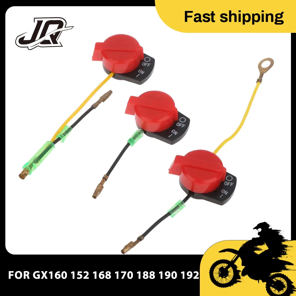 

Gasoline Engine Single-wire/double-wire/round-head Flameout Switch for GX160 152 168 170 188 190 192 Generator Trowing Machine