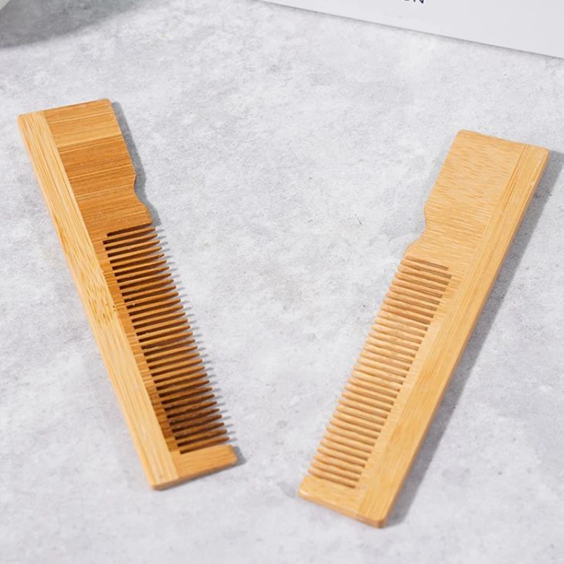 100pcs Massage Wooden Comb Bamboo Hair Vent Brush Brushes Hair Care and Beauty SPA Massager Wholesale Hair Care Comb