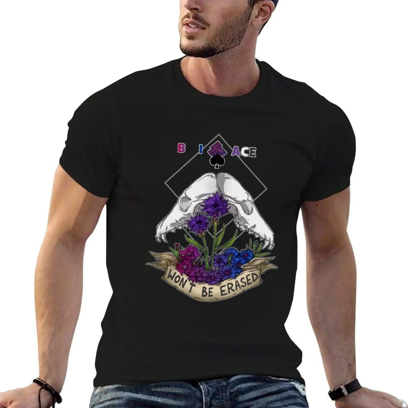 Bi+Ace - Won't Be Erased T-Shirt man t shirt designer mens graphic t shirts t shirt personalised T-shirt