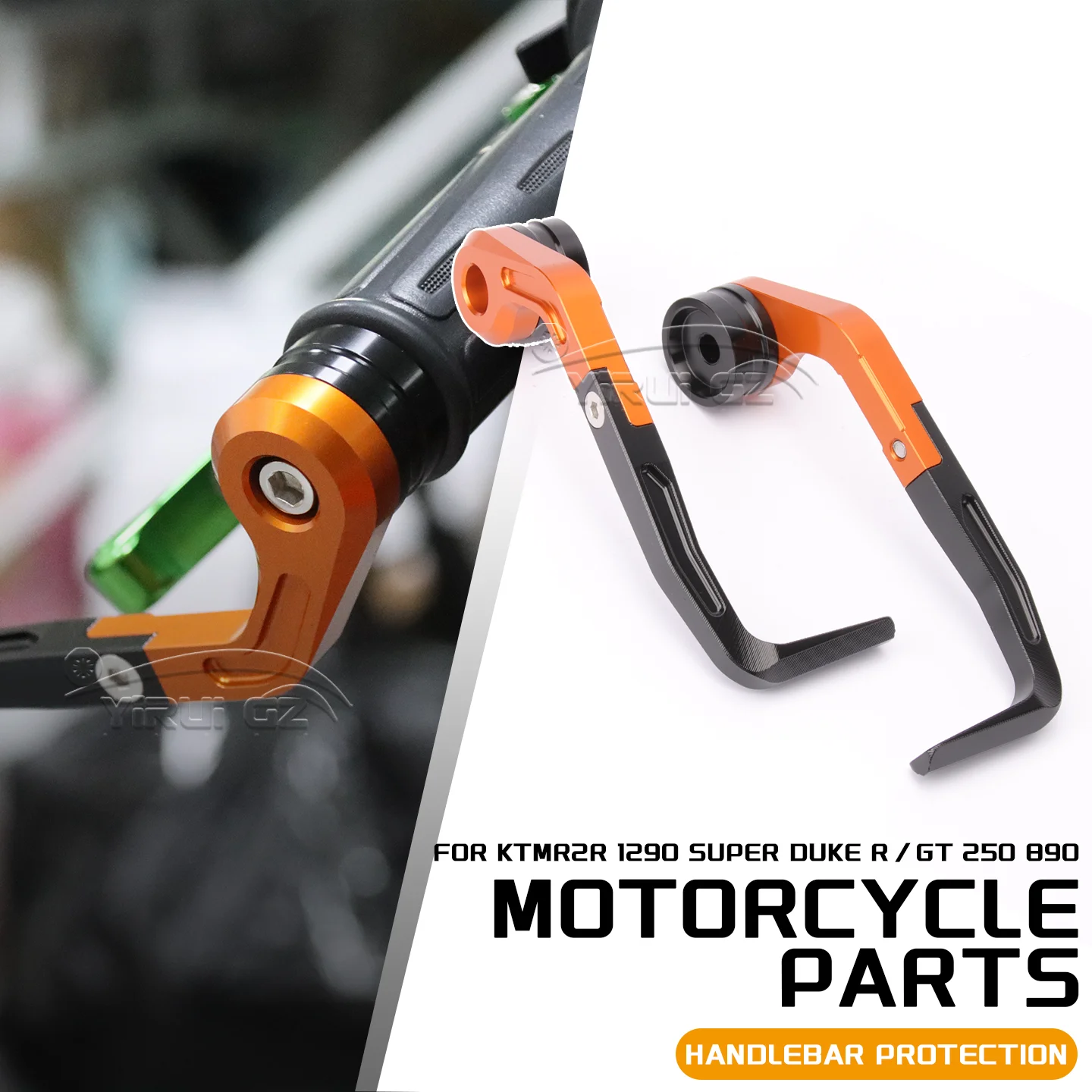 

Для 1290 Super Duke R/GT 890 250 Duke R Универсальные 7/8 "протекторы на руль мотоцикла, скутера, тормозной рычаг, защита с ЧПУ, алюминий