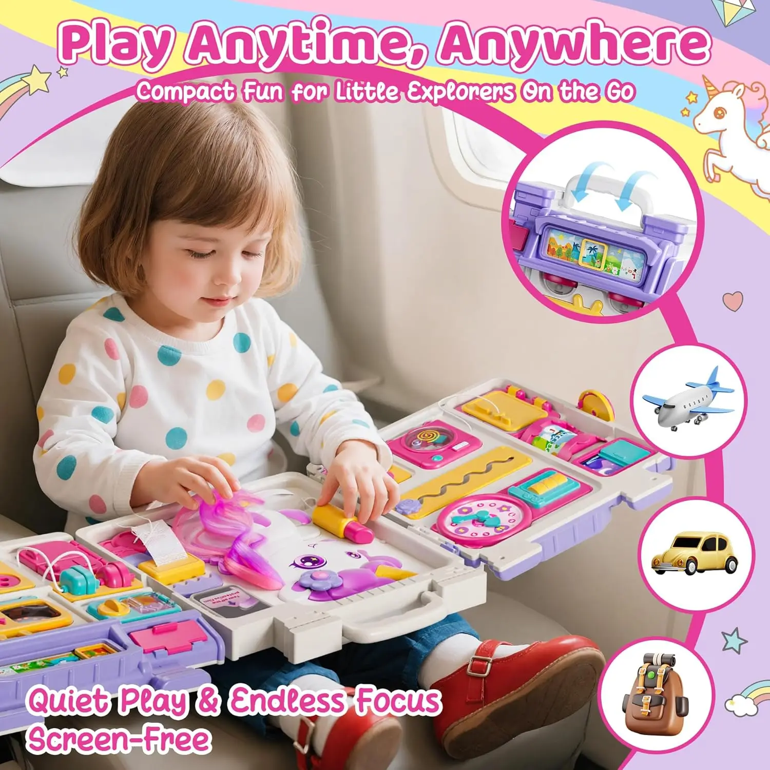 Juguetes Montessori para niños de 1 año, más de 56 actividades, casa, juguete de aprendizaje para niños pequeños de 1, 2 y 3 años, regalos de primer cumpleaños para niñas y niños