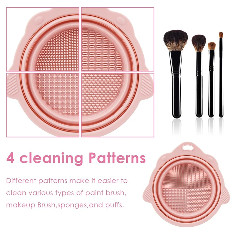 A25F-2 Pack Складная щетка для чистки кистей, шайба для чистки, чашка для ополаскивания акрила, акварели, масляной живописи