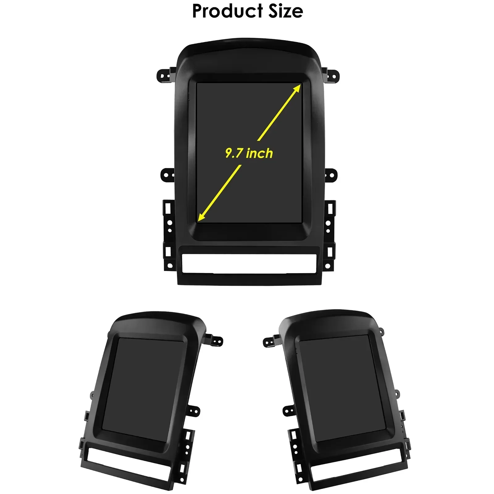 Radio para Auto Hizpo para Chevrolet Captiva Sport 2006-2012, Reproductor Multimedia con CarPlay, Android Auto, GPS, WIFI, FM, RDS, Autoradio, Pantalla Inteligente QLED de 9.7 Pulgadas Estilo Tesla, Unidad Principal Automotriz, Navegación, 5G WIFI, DSP, ADAS, USB, DVR, SWC, BT