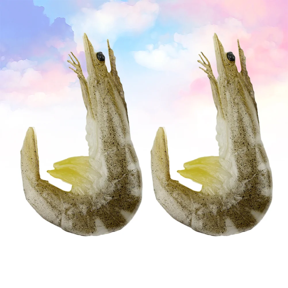 

2pcs Simulation Lobster Artificial Decorative Seafood Realistic Fake Lobster Props For Home Shop Bakery Party Display Montessori