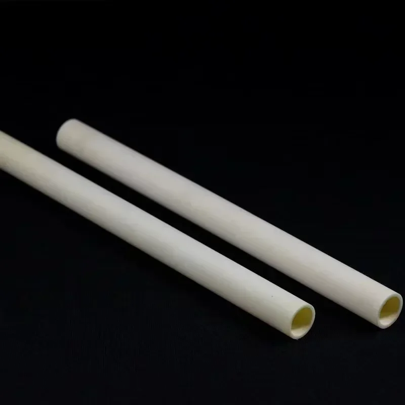 95% Al2O3 Sintered Alumina Ceramic Tube Wear-Resistant Insulator Refractory Short Tube Casing for Industrial Use