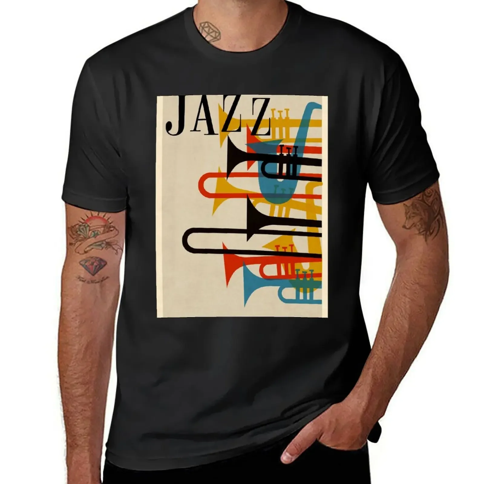 

jazz T-Shirt shirts graphic tees plain cute tops summer top mens t shirts pack