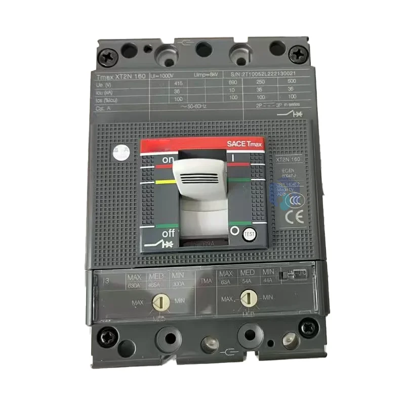 abb Mccb Circuit Breaker Original XT2N 160 TMA 125-1250 3p F F 125 AMP Adjustable 4Phase  1SDA067019R1  Earth Leakage Protect