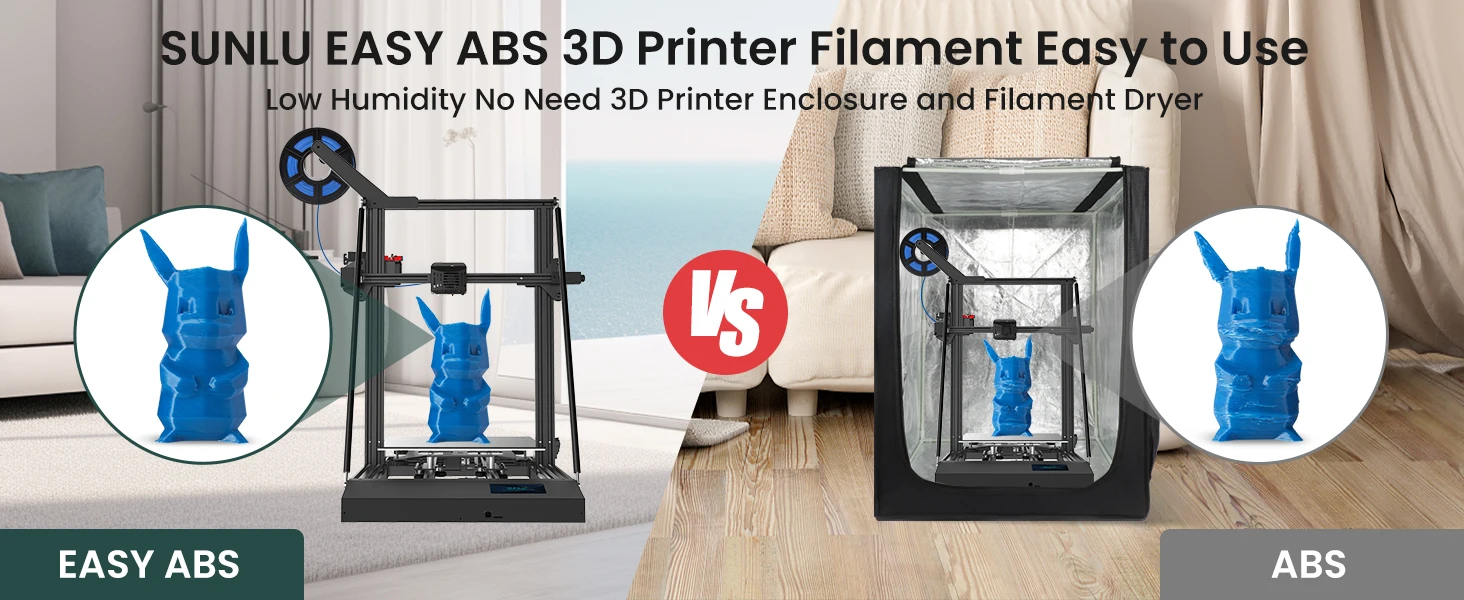 SUNLU 10 kg 3D-Filament PLA/PLA PLUS/PETG/einfaches ABS-Filament, 1,75 mm, 10 Rollen, 1 kg, ordentlich gewickeltes 3D-Drucker-Filament für 3D-Drucker – Detail 24