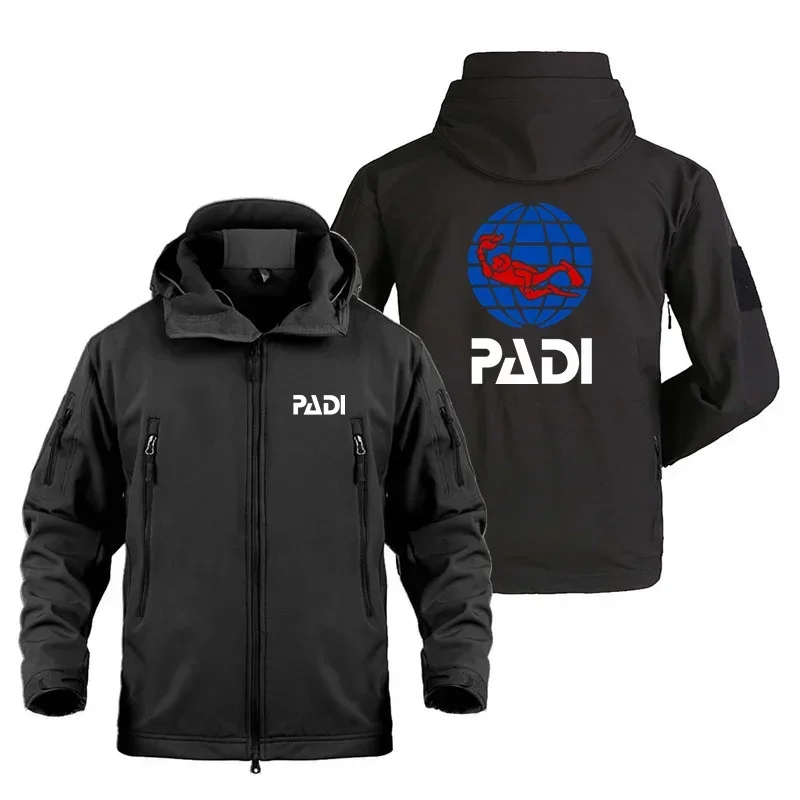 Autumn Winter Outdoor Military Tactical Shark Skin Man Jackets Coats Scuba Driver Padi Fleece Warm SoftShell Jackets for Men