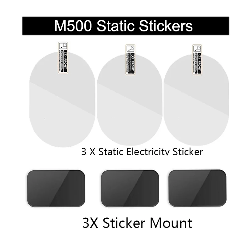 For 70mai Dash Cam M500 Dash Cam Smart VHB Sticker and Static Stickers for 70mai M500 Car DVR VHB Sticker holder 3pcs