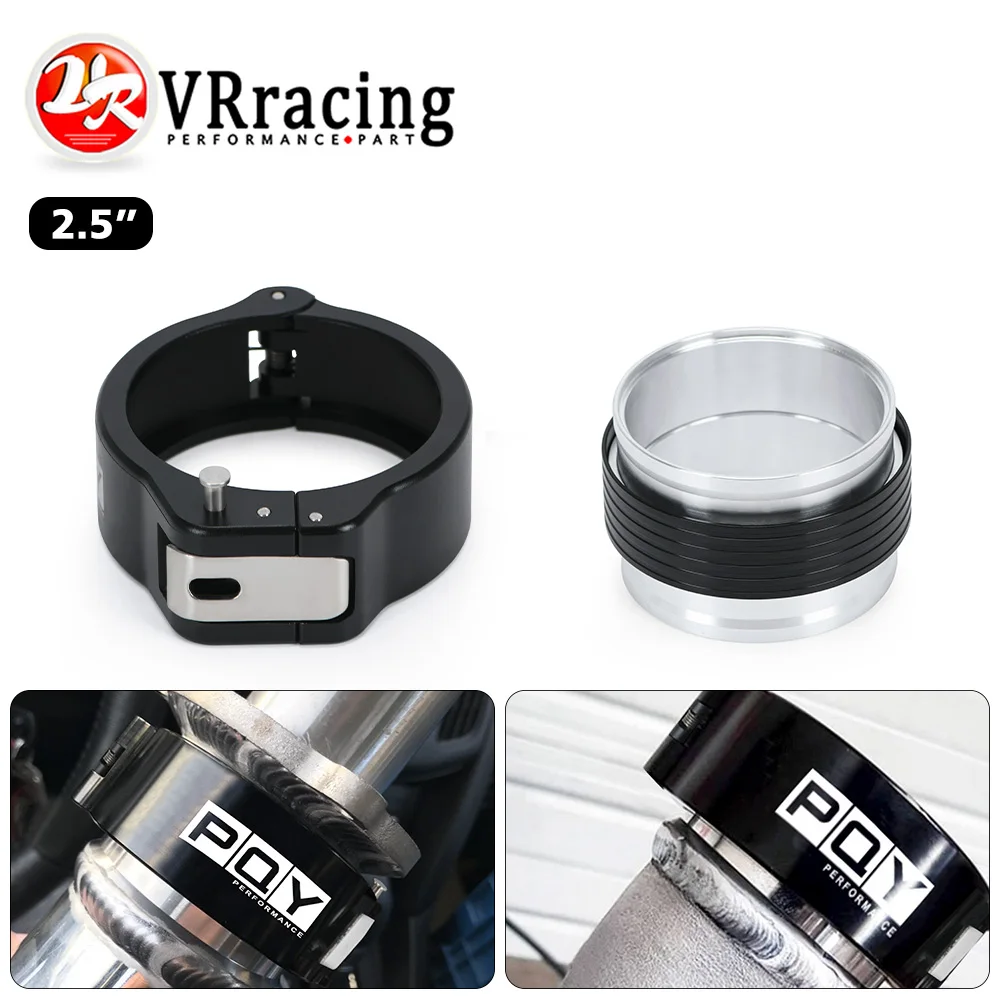 

Aluminum HD V-Band Clamp + Flange System Assembly For 3.0/2.5/3.5 inch Radiator Hose Turbo Dump Pipe