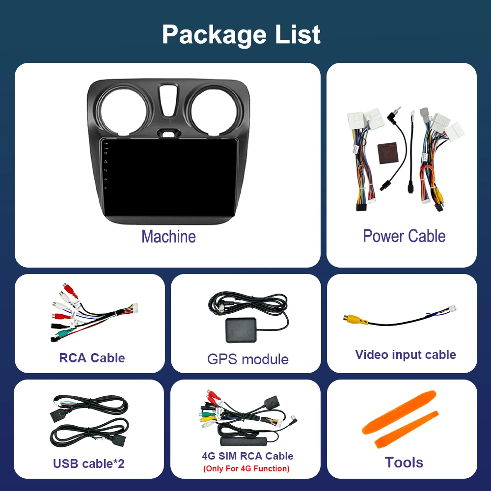 Android 14 Car Radio Multimedia Video Player for Renault Lodgy Dokker 2012 2013 - 2020 DSP Stereo GPS Navi 4g WiFi BT Screen