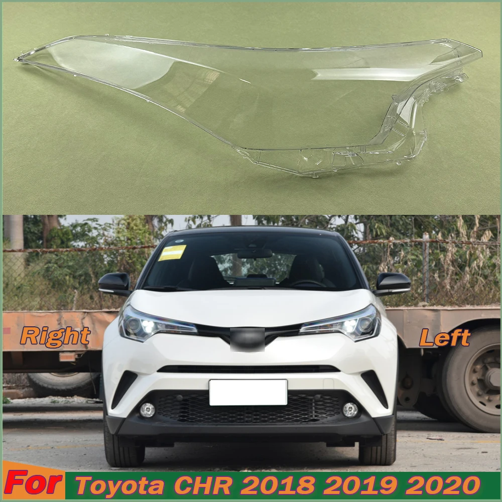 

Headlamp Cover Lamp Shade Plexiglass Replace Original Lens For Toyota CHR 2018 2019 2020 Headlights Shell Transparent Lampshdade