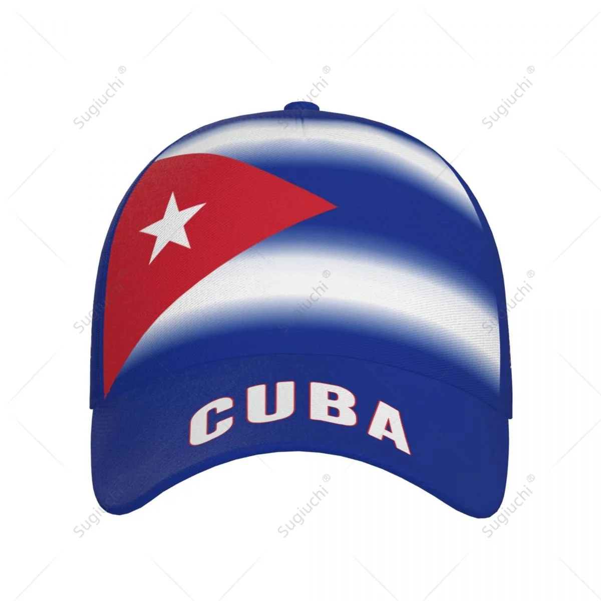 Unisex Baseball Cap Hat Cuba Flag Gradient Color 3D Printing for Tennis Outdoor Bike Bicycle Golf Baseball Sports Fans