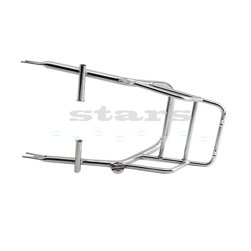 OffRoad Motorcycle Rear Luggage Rack DAX Iron Pipe Suitable for Honda Giraffe Motorcycle Jincheng 70 Modified Rear Frame Armrest