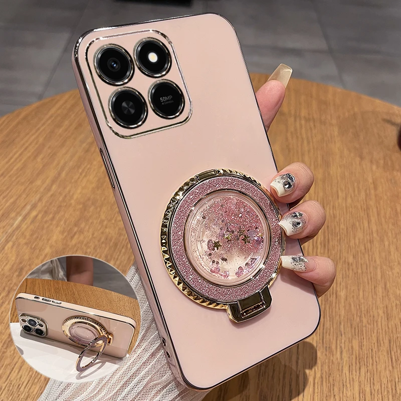 حافظة لهاتف Xiaomi 15T بإطار مطلي من البولي يوريثان الحراري لهاتف Xiaomi Mi15 T 17 Pro Max حامل حلقي مغناطيسي غطاء من السيليكون الناعم #2