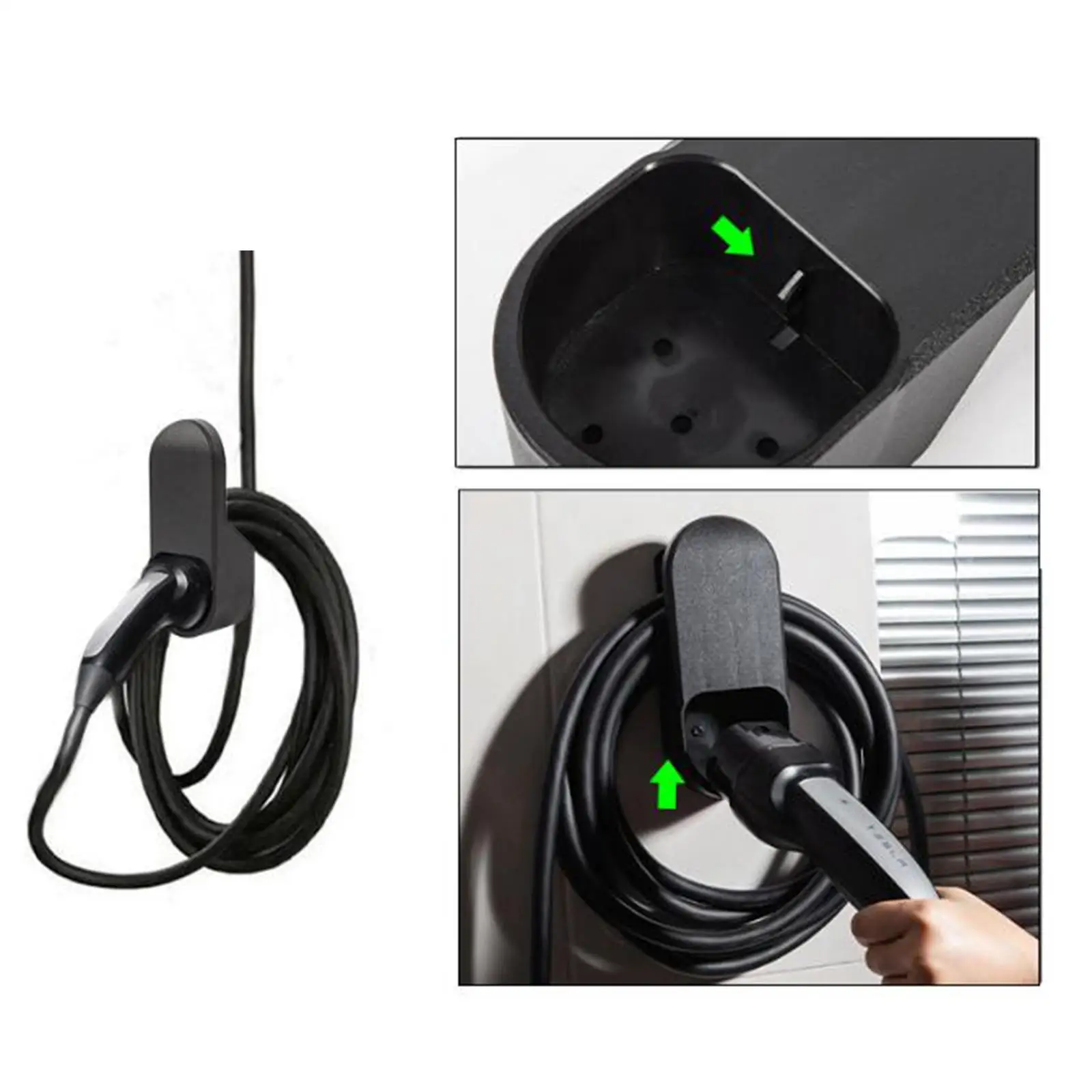 Charger Wall Holder Mount Cable Organizer Charging Cable Easy to Install