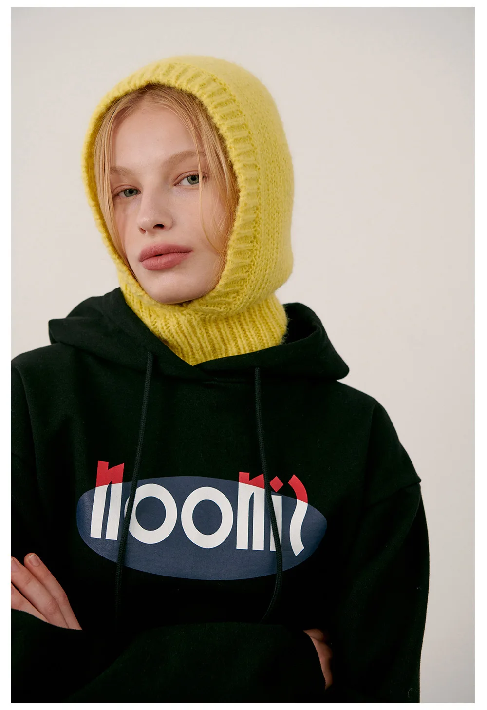 20 % Wolle Strickmützen Winterwärmer Unisex Kapuzenmütze Halskragen Schal Mütze für Männer und Frauen Ski Beanie Hüte Kalte Mütze Sturmhaube Mütze – Detail 2