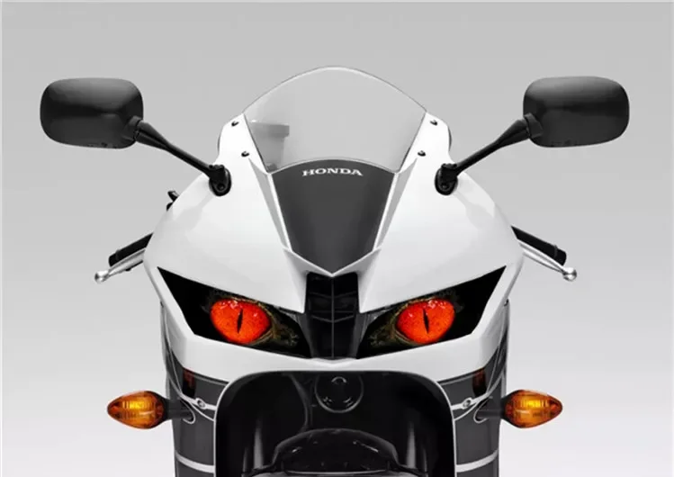 FOR HONDA CBR600RR F5 2008-2012 09 10 11 Motorcycle Accessories Front Fairing Headlight Sticker Guard Sticker CBR 600 RR -1 MOto