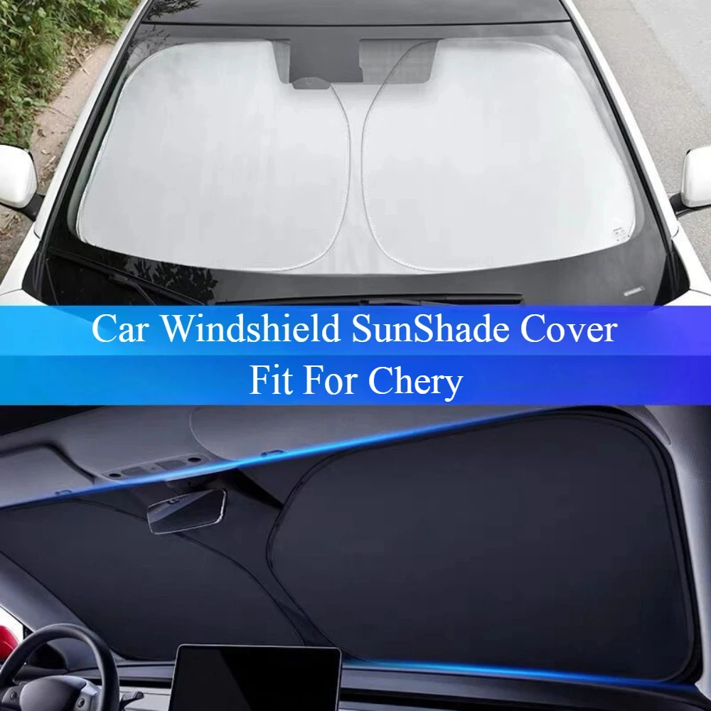 

Car Front Windshield Sunshade Protective Cover UV Block Sun Protection For Chery Tiggo 5 2 3 7 PRO 8 5X IQ QQ Fulwin Face A3 A5