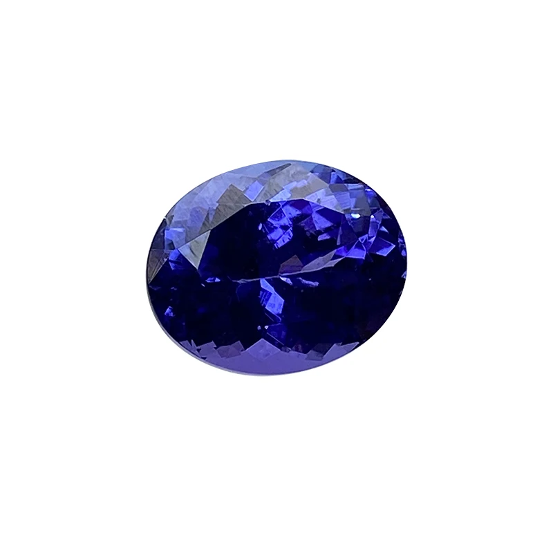 

Elegant Vivid Blue Tanzanite Blue Color Oval Shape Brilliant Cut 4.29ct Loose Gemstone