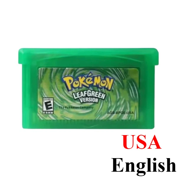 Pokémon GBA Spielkassette FireRed LeafGreen Ruby Sapphire Emerald Snakewood Clover für GBA SP Retro-RPG-Spielesammlung Geschenk – Detail 12