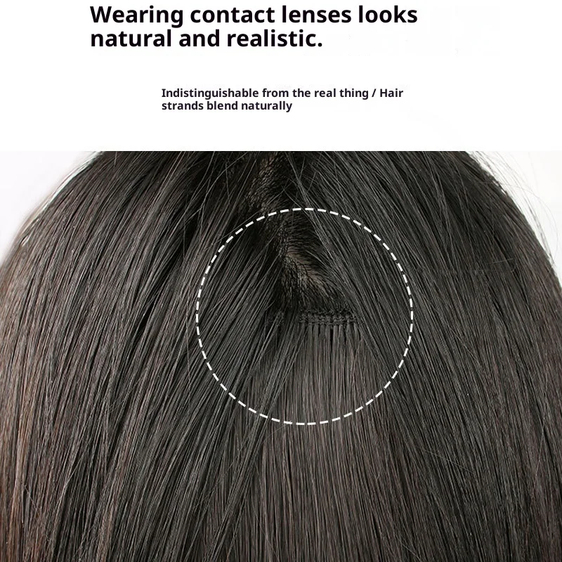 شعر مستعار للنساء طويل مجعد ثلاث قطع وصلات شعر سيدة أنثى حجم الشعر قطعة واحدة الاصطناعية تموج محاكاة الشعر