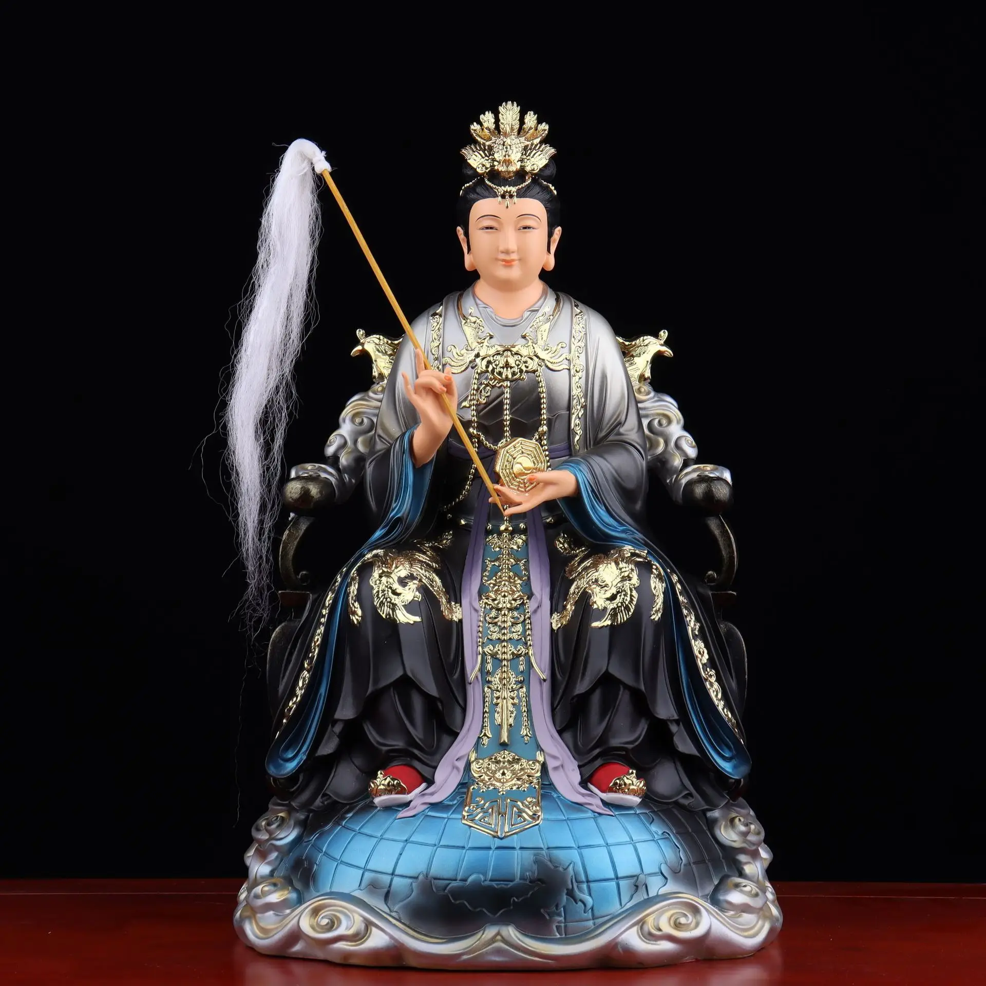 

CZ Mother Earth Buddha Statue New Product Houtu Yuanjun Resin Statue Mother Earth Home Crafts