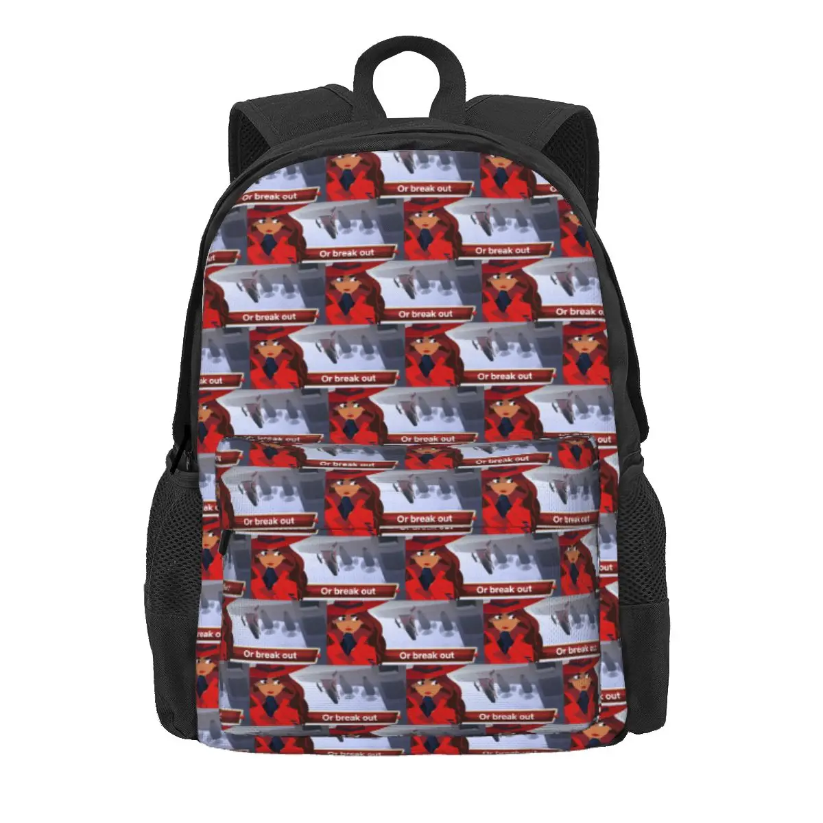 Mochila de la serie animada Carmen Sandiego, mochila de gran capacidad para niños, mochila escolar, bolsos de hombro para hombres y mujeres