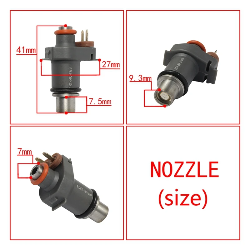 Motorcycle Fuel Injector 10 Holes 180Cc 13761-00-H10 For Yamaha Fazer 250 08-10/Lander 250 08-11/Xtz 250 08-10 Replacement