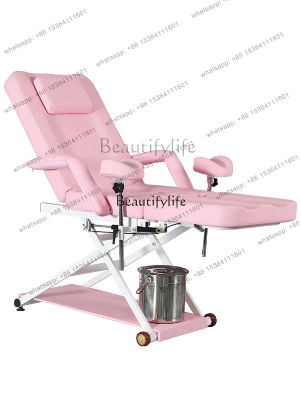 

Mobile Gynecological Examining Table Multi-Function Beauty Massage Bed