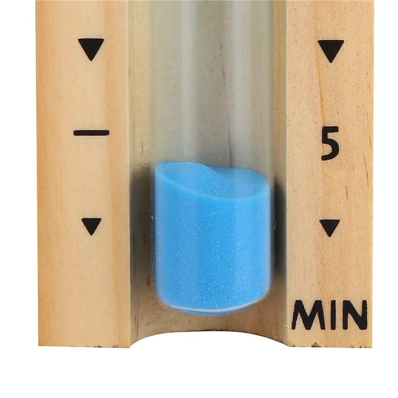 A84E-2X 15 Minute Timer Sauna Hourglass Wall Rotating Sand Timer Countdown Clock 15 Minute (Blue)