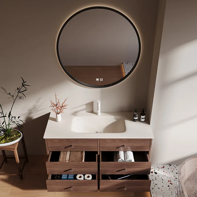 

washbasin bathroom cabinet, ceramic integrated basin, bathroom bathroom cabinet combination, washbasin table
