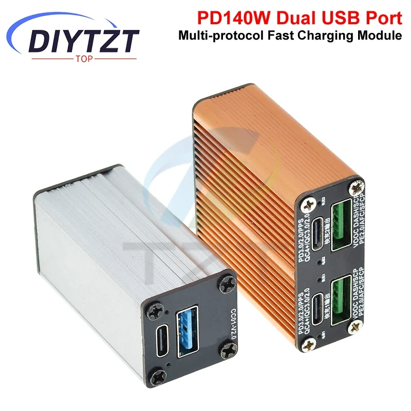 PD140W Moederbord Volledig Protocol Eenkanaals Dual-Channel Snel Opladen Desktop Charger Module PD QC AFC FCP VOOC Ondersteuning