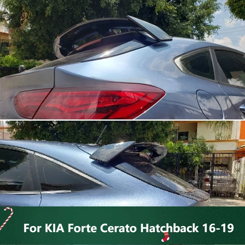 

New! Roof Spoiler Universal ABS Material Car Rear Trunk Universal Spoiler For KIA Forte Cerato Hatchback 16-19