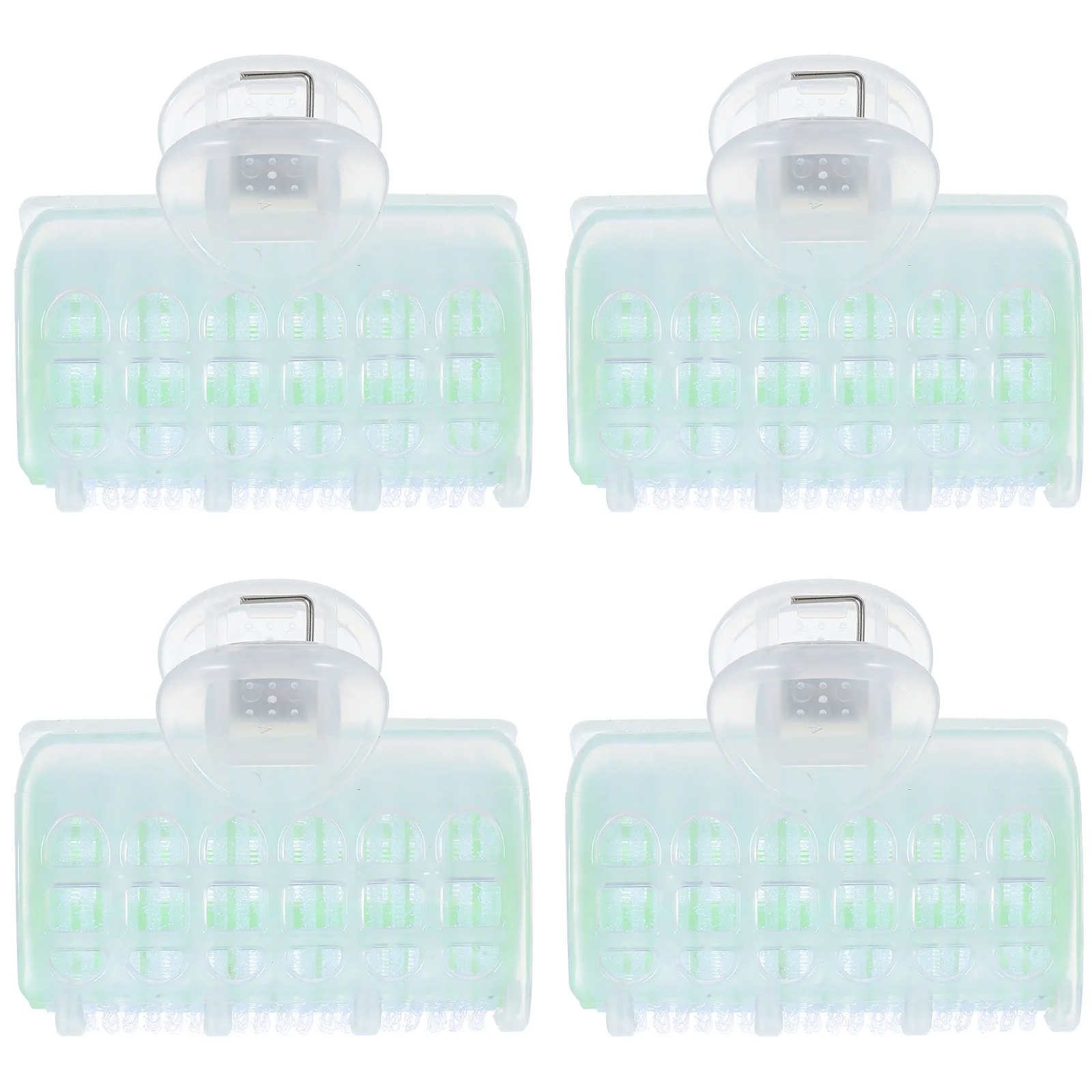 

4pcs Hair Curler Roller Plastic Curlers Hairdressing Rollers Lightweight Easy Use Long Short Straight Curly Hair Home DIY Salon