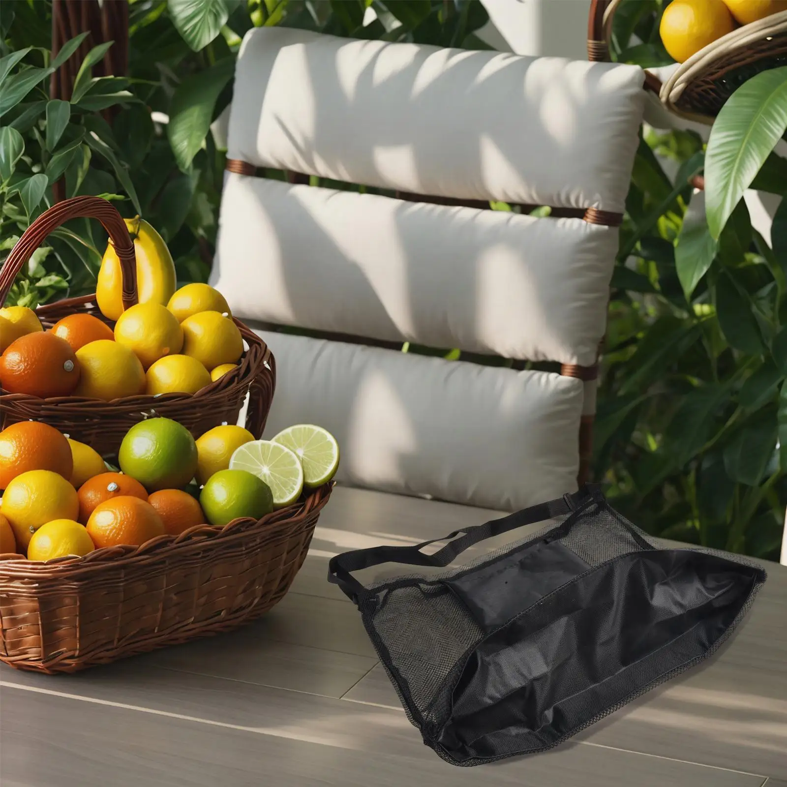 Adjustable Strap Picking Bag Mushroom Picking Bag Convenient Storage Pocket Easy Organization Lightweight Design